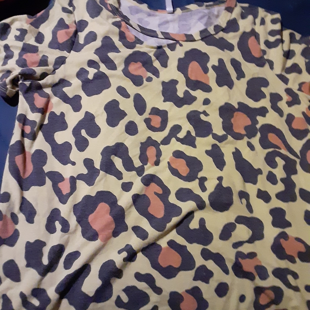 Celeste leopard top